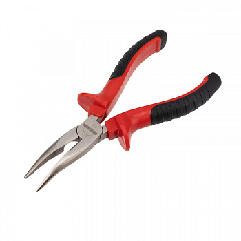 Тонкогубцы изогнутые REXANT 160 мм никелированные, двухкомпонентные рукоятки в Хабаровске