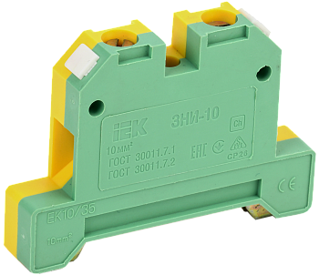 Зажим наборный ЗНИ-10PEN 10мм2 (JXB-земля) IEK в Хабаровске