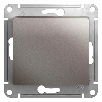 Выключатель одноклавишный Glossa SE платина в Хабаровске