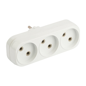 Разветвитель EKF PROxima 3 гнезда плоский 6А 250B в Хабаровске