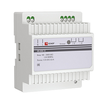 Блок питания 12В DR-45W-12 EKF PROxima в Хабаровске