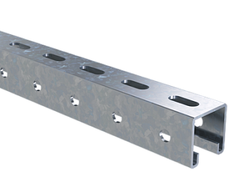 С-образный профиль 41х41, L2000, толщ.2,5 мм, горячеоцинкованный DKC в Хабаровске