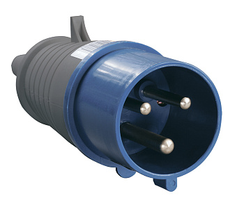 Вилка 023 2Р+РЕ 32А 220В IP44 IEK в Хабаровске