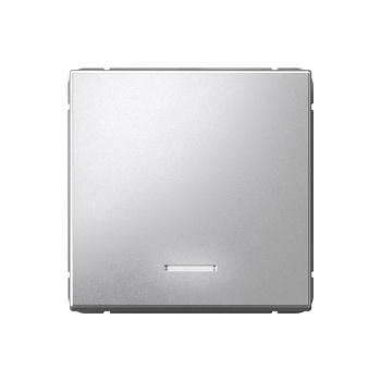 ARTGALLERY 1-клавишный ВЫКЛЮЧАТЕЛЬ с подсветкой, сх.1а, 10АХ, механизм, АЛЮМИНИЙ в Хабаровске