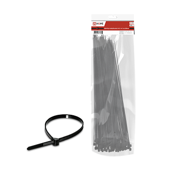 Хомут КСС-А 7,6х500 нейлоновый с УФ защитой черный (100шт./упак.) IN HOME в Хабаровске