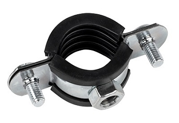 Хомут стальной 3/8" (15-19мм), с уплотнителем EKF в Хабаровске