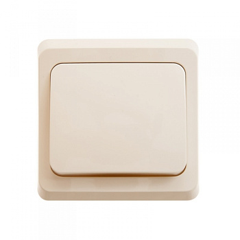 Выключатель одноклавишный ЭТЮД SE крем в Хабаровске