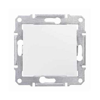 Выключатель одноклавишный SEDNA Schneider Electric белый в Хабаровске