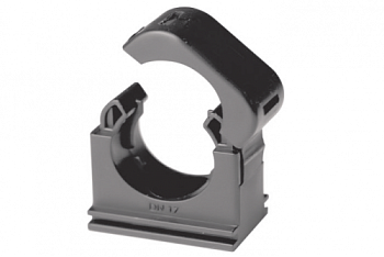 Держатель с крышкой DN 48 мм, полиамид, цвет черный DKC в Хабаровске