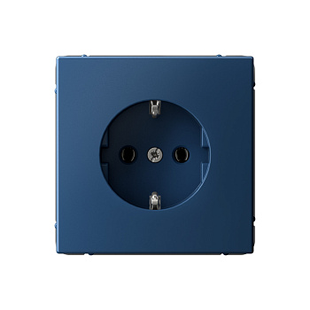 ARTGALLERY РОЗЕТКА с заземлением, 16А, механизм, АКВАМАРИН в Хабаровске