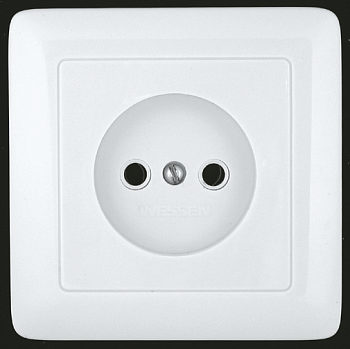 Розетка одинарная ХИТ SE белая в Хабаровске