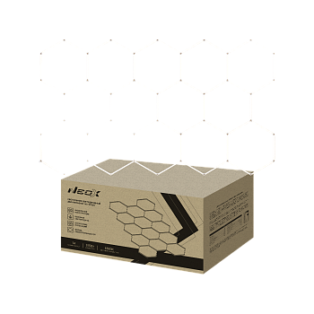 Светильник светодиодный ДБО-HEXAGON 14С-57065 570Вт 230В 6500К 14 сот 0.5м шнур с вилкой 4027х2325мм NEOX в Хабаровске
