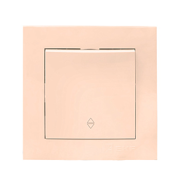 Валенсия выключатель 1-клавишный 10А кремовый проходной EKF PROxima в Хабаровске