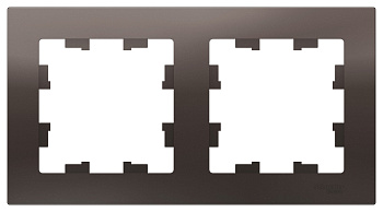 Рамка двойная AtlasDesign SE мокко в Хабаровске