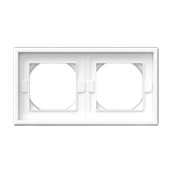 ARTGALLERY 2-постовая РАМКА IP44,  БЕЛЫЙ в Хабаровске