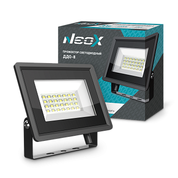 Прожектор светодиодный ДДО-8 20Вт 6500К 2000Лм 100лм/Вт IP65 NEOX в Хабаровске