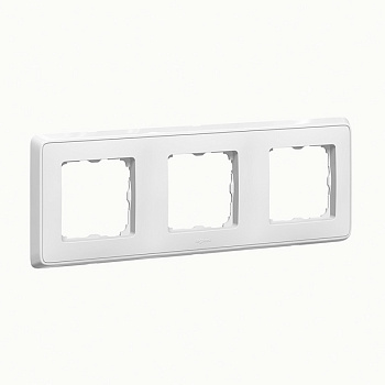 Рамка тройная CARIVA Legrand белая в Хабаровске