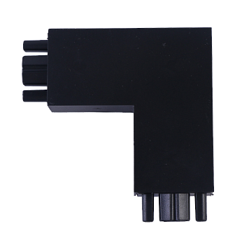 Коннектор шинопровода угловой AC-B-TL черный серии TOP-LINE IN HOME в Хабаровске