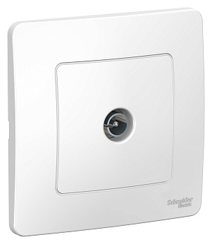 Розетка телевизионная BLANCA SE белая в Хабаровске