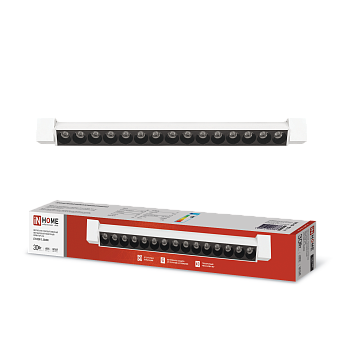 Светильник трековый линейный светодиодный поворотный LTR-02R-TL 30Вт 4000К 3000Лм 475мм IP40 24 градуса белый серии TOP-LINE IN HOME в Хабаровске