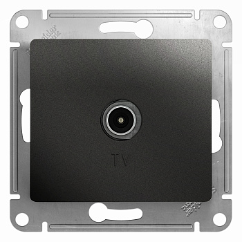 Розетка телевизионная Glossa SE антрацит в Хабаровске