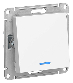 Переключатель одноклавишный AtlasDesign SE с подсветкой лотос в Хабаровске