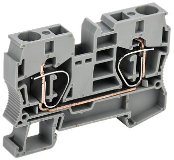 Клемма пружинная КПИ 2в-10 70А серый IEK в Хабаровске