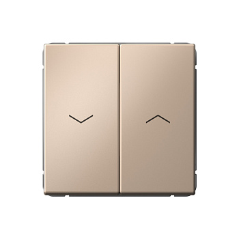 ARTGALLERY 2-клавишный ВЫКЛЮЧАТЕЛЬ ДЛЯ ЖАЛЮЗИ, 2х сх.4, 10А, механизм, ПЕСОЧНЫЙ в Хабаровске