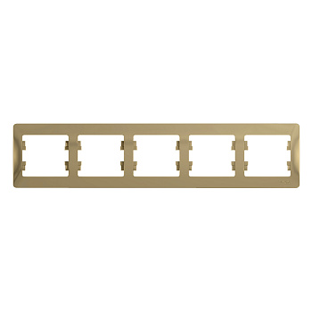 Рамка пятиместная Glossa SE титан в Хабаровске