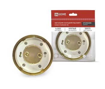 Светильник накладной GX53S-standard RG металл под лампу GX53 золото IN HOME в Хабаровске