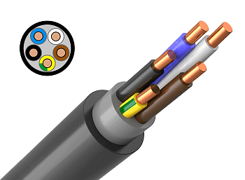 Кабель ВВГ-нг(А)-LSLTx 5х2,5ГОСТ в Хабаровске