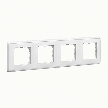 Рамка четырехместная CARIVA Legrand белая в Хабаровске