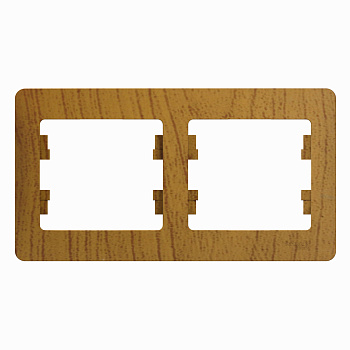 Рамка двойная Glossa SE дуб в Хабаровске