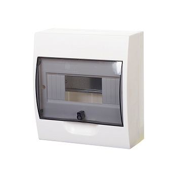 Щит распределительный навесной пластиковый с прозрачной дверью City9 8 мод. 200х184х94 IP40 SE в Хабаровске