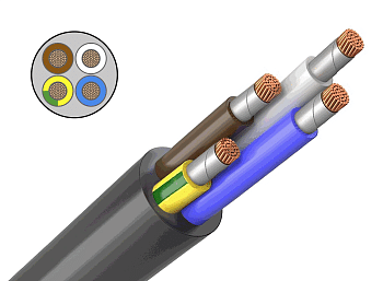 Кабель КГ-ХЛ 3х25+1х10 в Хабаровске