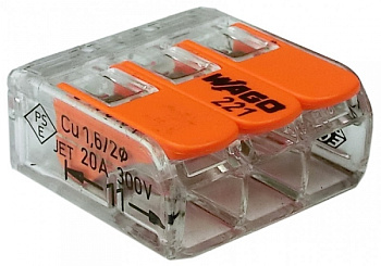 Зажим WAGO клеммный 221-413 3x4 в Хабаровске