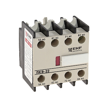 Приставка контактная ПКЭ-22 2NO+2NC  EKF PROxima в Хабаровске