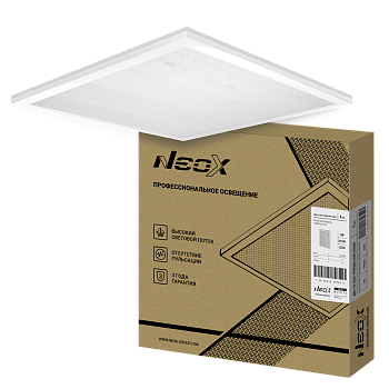 Панель светодиодная универсальная ДВО-02 4565-ПРИЗМА 45Вт 6500K 595х595мм NEOX в Хабаровске