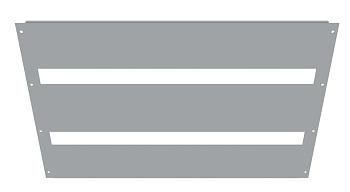 Пластрон FORT высотой 500мм под 2 уровня модульного автоматического выключателя для шкафа шириной 800мм (3шт.) EKF PROxima в Хабаровске