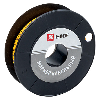 Маркер кабельный 6,0 мм2 "6" (350 шт.) (ЕС-3) EKF PROxima в Хабаровске