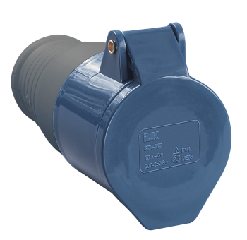 Розетка 223 переносная 2Р+РЕ 32А 220В IP44 IEK в Хабаровске