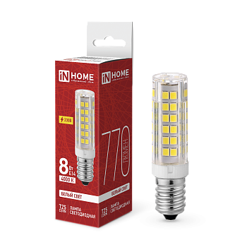 Лампа светодиодная LED-T25-CORN 8Вт 230В E14 4000К 770Лм IN HOME в Хабаровске