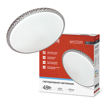 Светильник светодиодный серии DECO MYSTERY 48Вт 230В 6500К 4320Лм 390х78мм IN HOME в Хабаровске