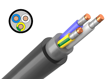 Кабель ВВГ нг(А)-FRLSLTx 3х1,5 ок (N, PE) - 0,66кВ ГОСТ 31996-2012 Кабэкс в Хабаровске