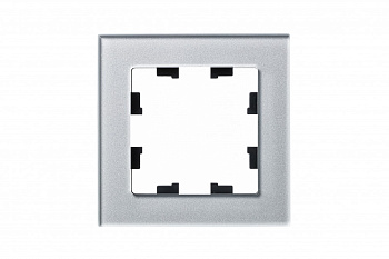 Рамка одинарная AtlasDesign Nature SE стекло алюминий в Хабаровске