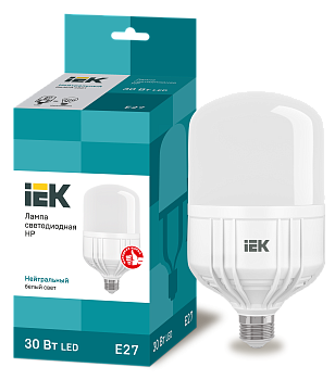 Лампа LED HP 30Вт 230В 4000К E27 IEK в Хабаровске
