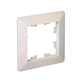 Рамка одинарная AtlasDesign AIR SE жемчуг/дымчатая белая в Хабаровске