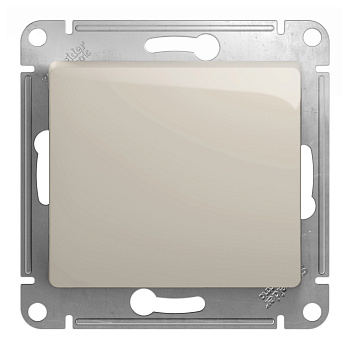 Переключатель одноклавишный Glossa SE молочный в Хабаровске