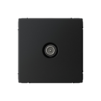 ARTGALLERY TV РОЗЕТКА проходная 4DB, механизм, КАРБОН в Хабаровске