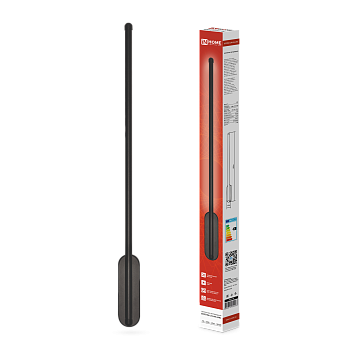 Светильник светодиодный ESTETIKA LUV-60A-40BL 10Вт 230В 4000K 700Лм 600х50x25 черный IN HOME в Хабаровске